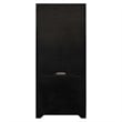 Pemberly Row Solid Wood Bunching Bookcase with Storage in Brown