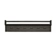 Pemberly Row Solid Wood Wall Bridge with Hooks with Storage in Brown