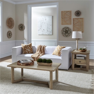 Pemberly Row 3 Piece Set with Cocktail Table and 2 End Tables in Brown