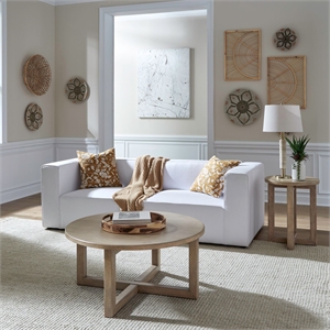Pemberly Row 3 Piece Set with Cocktail Table and 2 End Tables in Brown