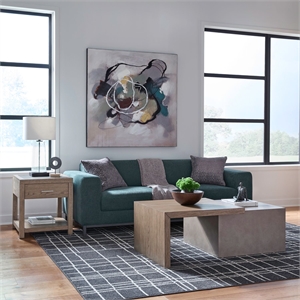 Pemberly Row 3 Piece Set with Cocktail Table and 2 End Tables in Brown