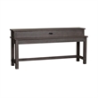 Pemberly Row 4 Piece Set with Console Table and 3 Stools in Gray