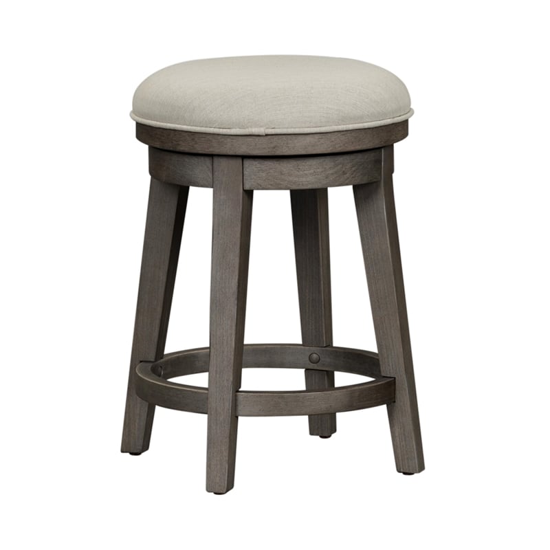 Pemberly Row 4 Piece Set with Console Table and 3 Stools in Gray