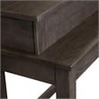 Pemberly Row 4 Piece Set with Console Table and 3 Stools in Gray