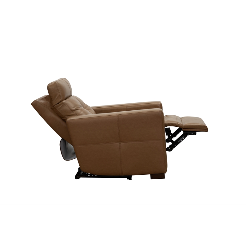 Pemberly Row Power Recliner with Head Rest and Lumbar in Florida Saddle