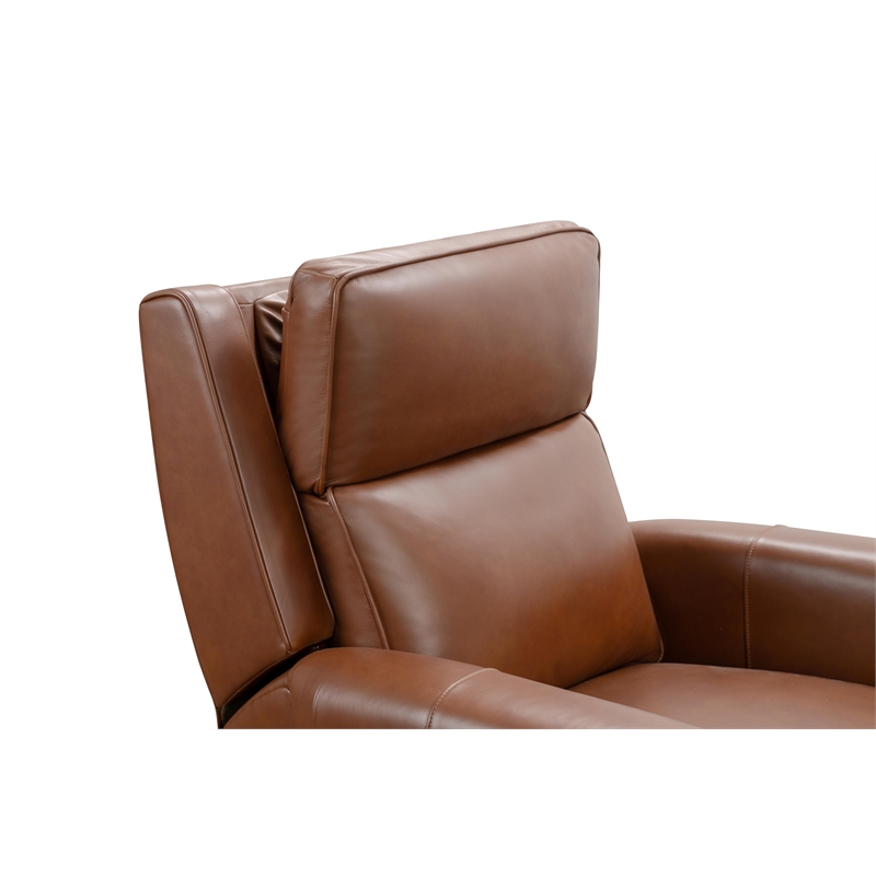Pemberly Row Power Recliner with Head Rest and Lumbar in Colchester Bitters