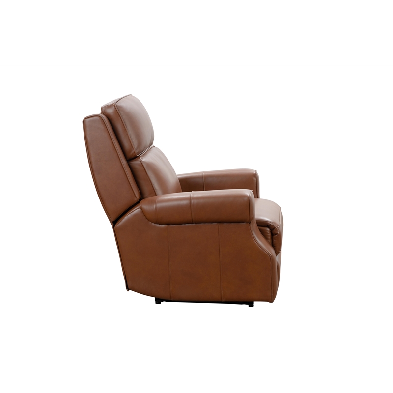 Pemberly Row Power Recliner with Head Rest and Lumbar in Colchester Bitters