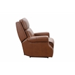 Pemberly Row Power Recliner with Head Rest and Lumbar in Colchester Bitters