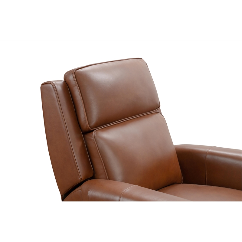 Pemberly Row Power Recliner with Head Rest and Lumbar in Colchester Bitters