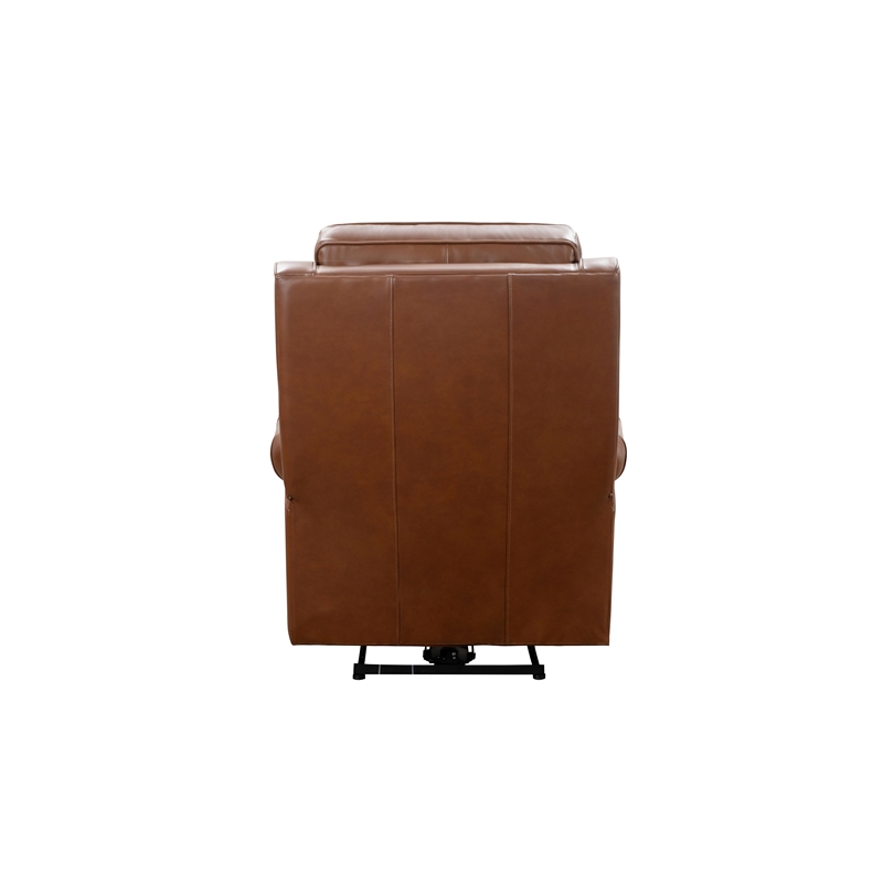 Pemberly Row Power Recliner with Head Rest and Lumbar in Colchester Bitters