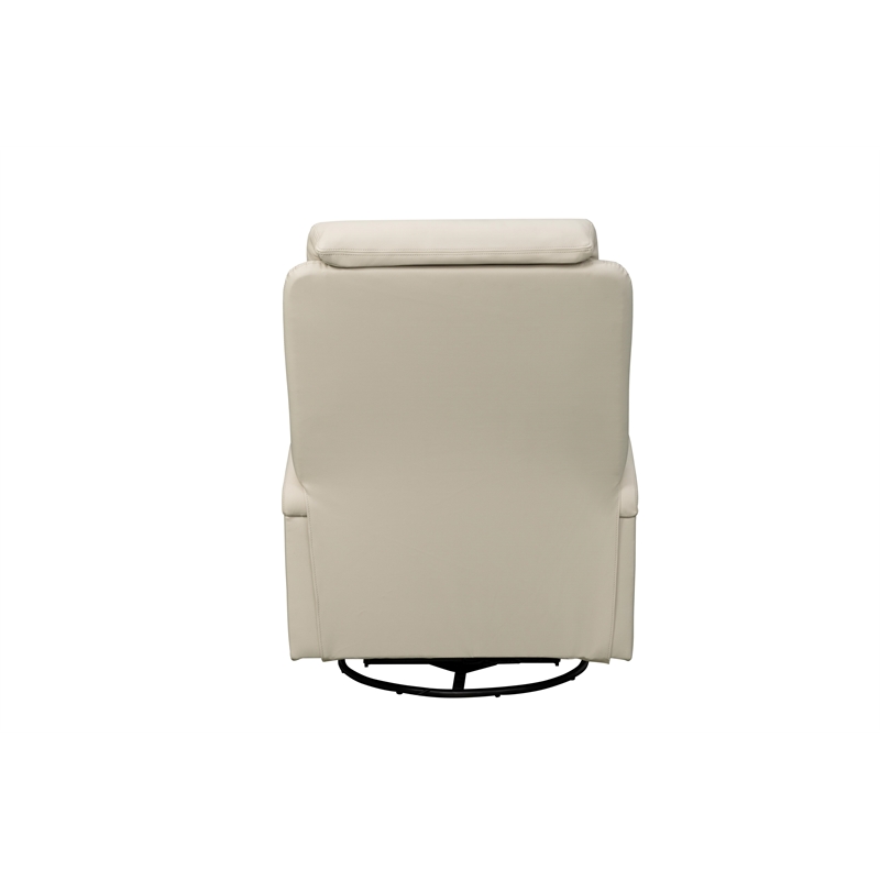Pemberly Row Premium Power Swivel Glider Recliner in Troy Cream