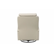 Pemberly Row Premium Power Swivel Glider Recliner in Troy Cream