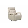 Pemberly Row Premium Power Swivel Glider Recliner in Troy Cream