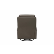 Pemberly Row Power Swivel Glider Recliner in Lynn Smokey Gray