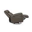 Pemberly Row Power Swivel Glider Recliner in Lynn Smokey Gray