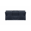 Pemberly Row Upholstered Sofa with Power Recliner in Rainer Ocean