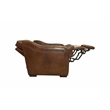 Pemberly Row Power Recliner with Storage in Lexington Cocoa with Solid Frame