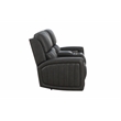 Pemberly Row Zero Gravity Power Reclining Loveseat in Dark Gray