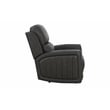 Pemberly Row Premium Zero Gravity Power Recliner in Dark Gray