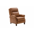 Pemberly Row Power Recliner with Head Rest and Lumbar in Chaps Saddle