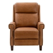 Pemberly Row Power Recliner with Head Rest and Lumbar in Chaps Saddle
