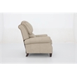 Pemberly Row Premium Push Thru The Arms Recliner in Cashmere Stone