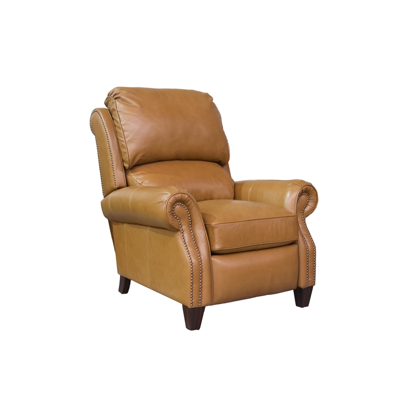 Pemberly Row Push Thru The Arms Recliner in Shoreham Ponytail