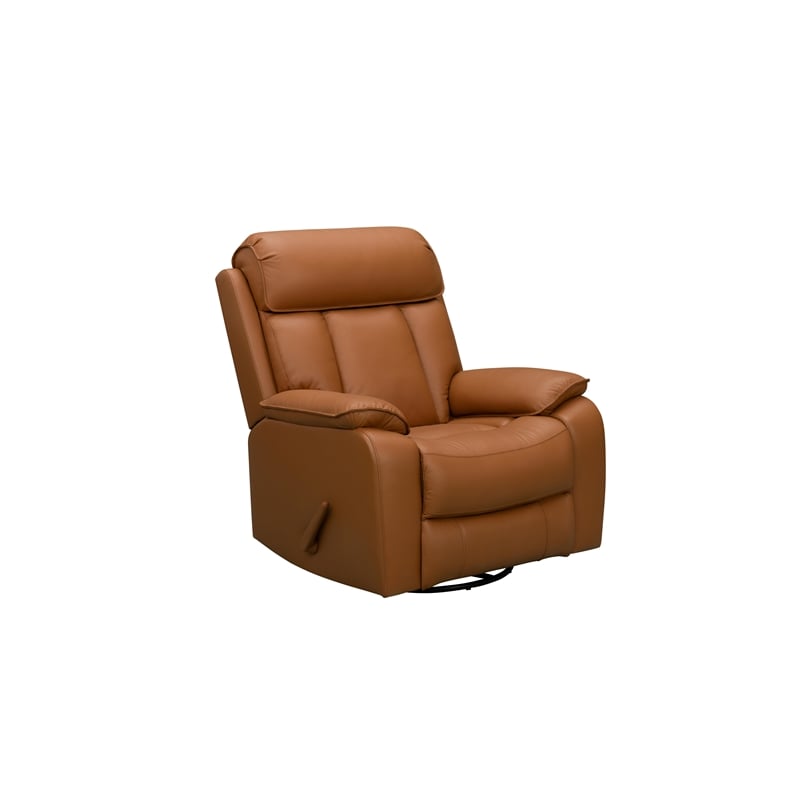 Pemberly Row Swivel Glider Recliner with Storage in Caleigh Sand