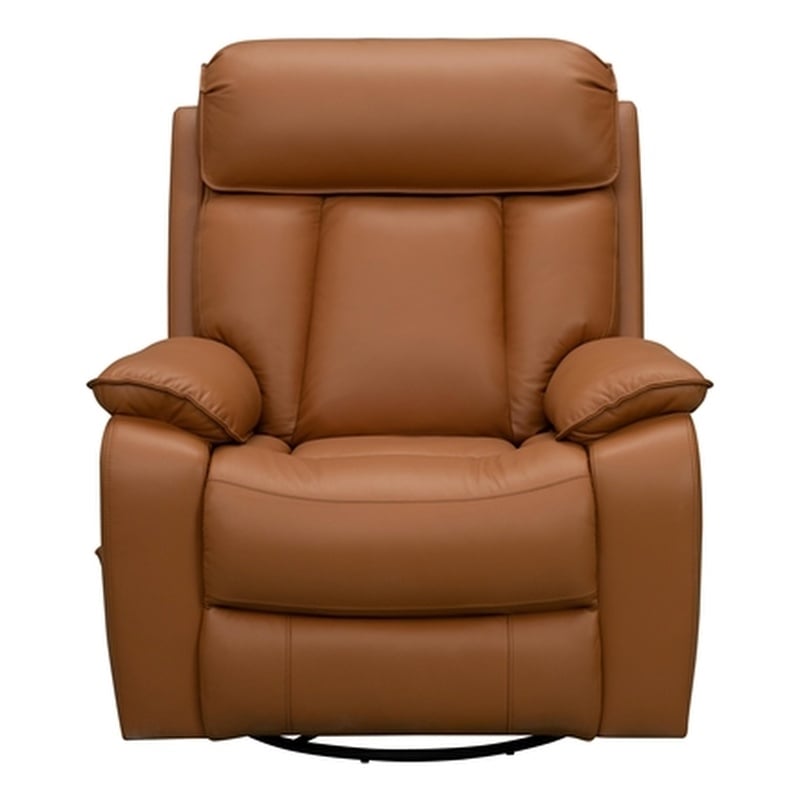 Pemberly Row Swivel Glider Recliner with Storage in Caleigh Sand