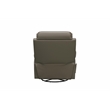 Pemberly Row Premium Swivel Glider Recliner in Lynn Smokey Gray