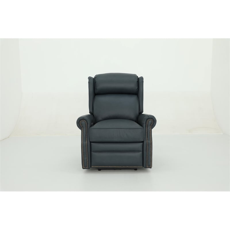 Pemberly Row Power Recliner with Head Rest and Lumbar in Santa Fe Ocean