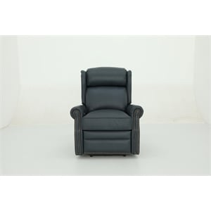 Pemberly Row Power Recliner with Head Rest and Lumbar in Santa Fe Ocean