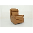 Pemberly Row Power Recliner with Head Rest and Lumbar in Santa Fe Brandy