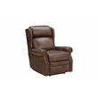 Pemberly Row Power Recliner with Head Rest and Lumbar in Worthington Cognac