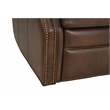 Pemberly Row Power Recliner with Head Rest and Lumbar in Worthington Cognac