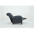 Pemberly Row Premium Push Thru The Arms Recliner in Santa Fe Ocean