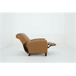 Pemberly Row Premium Push Thru The Arms Recliner in Santa Fe Brandy