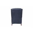 Pemberly Row Premium Push Thru The Arms Recliner in Shoreham Blue