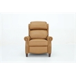 Pemberly Row Premium Push Thru The Arms Recliner in Santa Fe Brandy