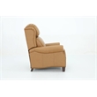 Pemberly Row Premium Push Thru The Arms Recliner in Santa Fe Brandy