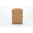 Pemberly Row Premium Push Thru The Arms Recliner in Santa Fe Brandy