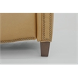 Pemberly Row Premium Push Thru The Arms Recliner in Santa Fe Brandy