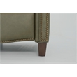 Pemberly Row Premium Push Thru The Arms Recliner in Oasis Olive