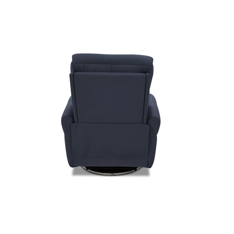 Pemberly Row Premium Power Swivel Recliner in Sorrento Ocean