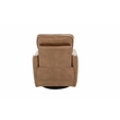 Pemberly Row Premium Power Swivel Glider Recliner in Fresco Honey