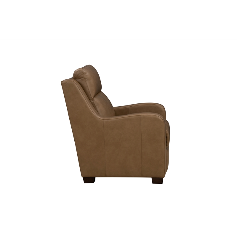 Pemberly Row Power Recliner with Storage in Hillwood Toffee with Solid Frame