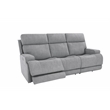 Pemberly Row Zero Gravity Sofa with Power Recline in Arula Dolphin