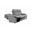 Pemberly Row Zero Gravity Sofa with Power Recline in Arula Dolphin