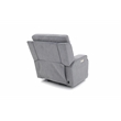 Pemberly Row Premium Zero Gravity Power Recliner in Arula Dolphin