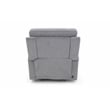 Pemberly Row Premium Zero Gravity Power Recliner in Arula Dolphin